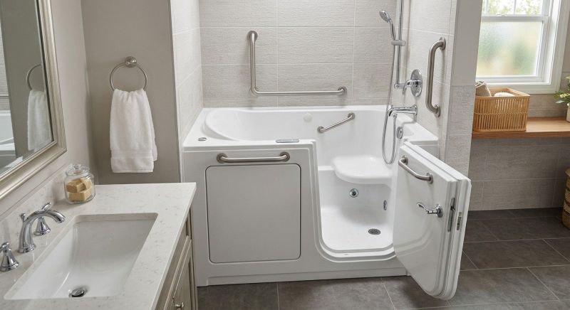 Elderly Bathtub Installation in Newark, DE