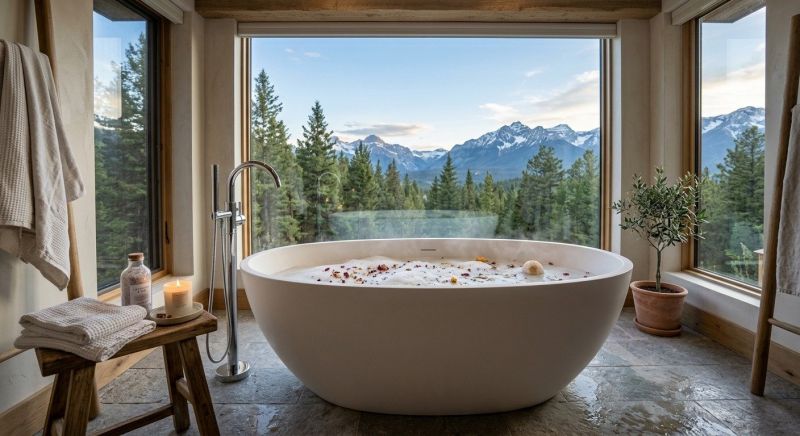 Freestanding Tub Installation in South Portland, ME